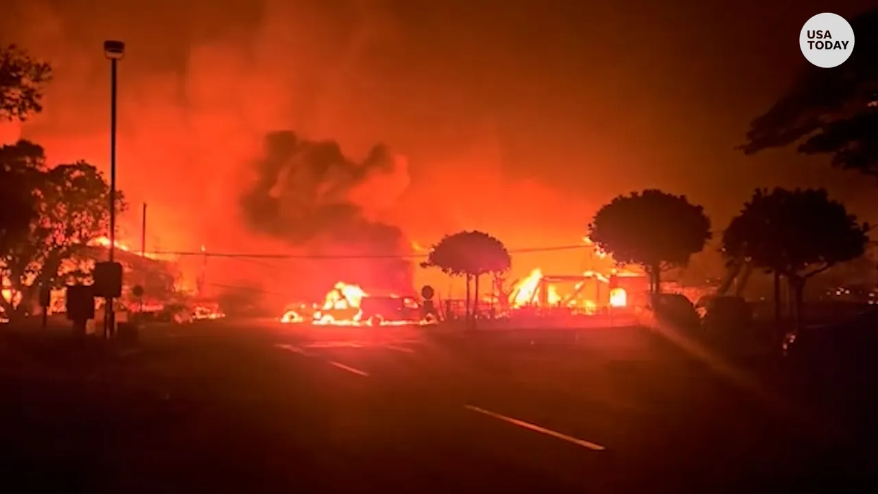 Uncontrolled Wildfires Ravage Maui: Battling the Blaze and Protecting Paradise